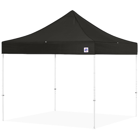 E-Z Up Portable Shelter, Black, 10 ft W, 10 ft L EC3STL10KFGYTMCBK