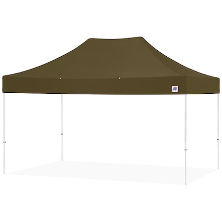 E-Z Up Portable Shelter, Green, 10 ft W, 15 ft L EC3STL15KFWHTMCOD