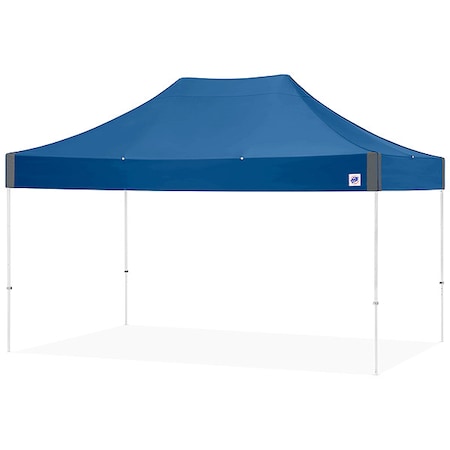 E-Z Up Portable Shelter, Blue, 10 ft W, 15 ft L EC3STL15KFWHTMCRB