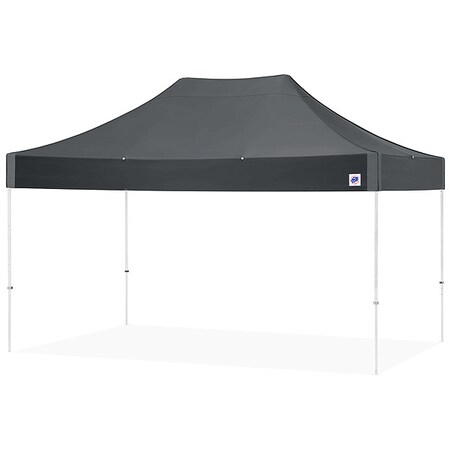 E-Z Up Portable Shelter, Gray, 10 ft W, 15 ft L EC3STL15KFWHTMCSG