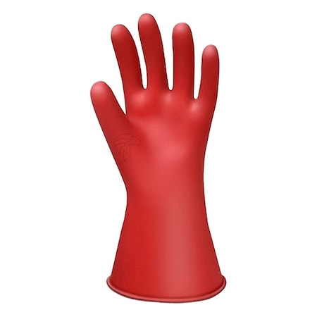 Salisbury Electrical-Insulating Gloves, 1,000V AC, 1,500V DC, Rubber, 11 in Length, Red, Size 12 E011R/12