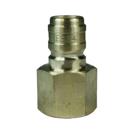 Dixon E-Series Female NPT, 1/2", Plug, 1/2", BR E4F4-B