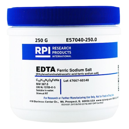 Rpi EDTA, 250g, Powder E57040-250.0