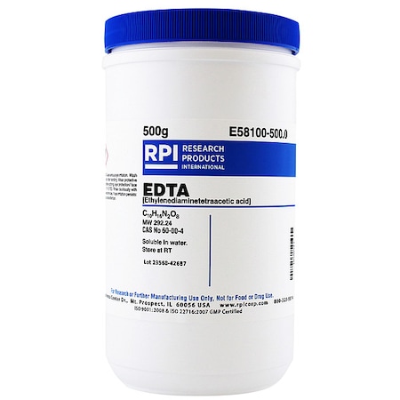 Rpi EDTA, 500g, Powder E58100-500.0