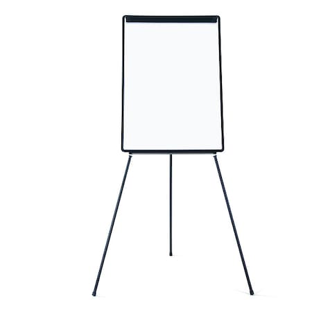 Mastervision Dry Erase Board, Steel, 78 in, 26 1/2 in, Plastic Frame, White, Matte EA2306475