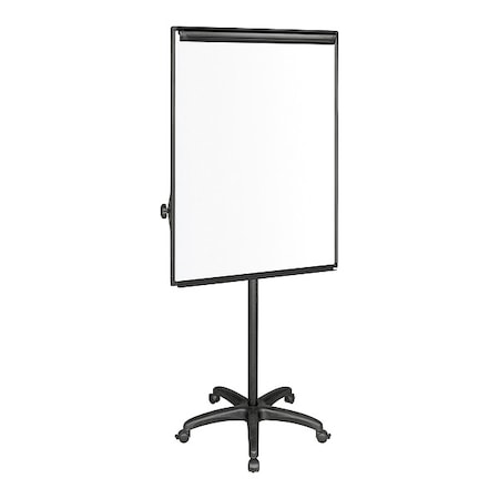 Mastervision Dry Erase Board, Melamine, 74 1/2 in, 29 1/2 in, Aluminum Frame, White, Matte EA4800055