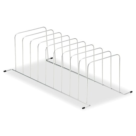 Fellowes Desk Organizer, 9Comp, 11.5x23-1/4x7.5, Slv 73014