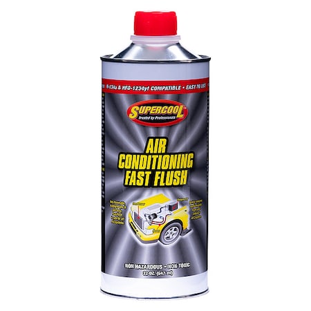 Supercool Air Conditioning Fast Flush, Can, 32oz. FFQ