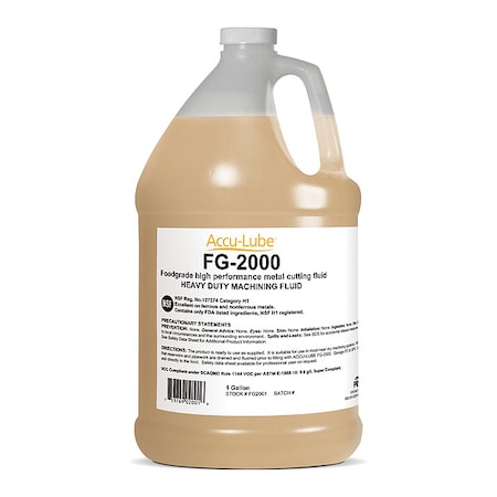 Accu-Lube Cutting Oil, 1 gal, Bottle FG2001