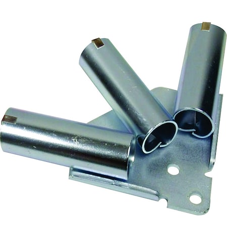 Dicke Tripple Flagholder, Zinc Plated FH3010