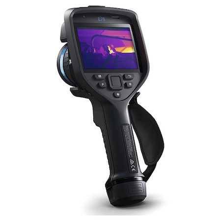 Flir Infrared Camera, 40 mK, 640 x 480 Display, 14 Degrees  x 10 Degrees , 24 Degrees  x 18 Degrees FLIR E76 DFOV 14 + 24