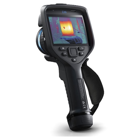 Flir Infrared Camera, 40 mK, 640 x 480 Display, 14 Degrees  x 10 Degrees , 24 Degrees  x 18 Degrees FLIR E86 DFOV 14 + 24