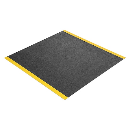 Pig Traction Mat Black, 4 ft W x 4 ft L, 3/16 in Thick FLM5002-BWY