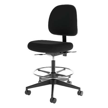 Cramer Task Chair, 27-1/2"W, Black, Foam, 350lb FSMH4-2RK-2