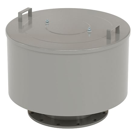 Solberg Filter Silencer, 8" Flange Inlet, 1800 cfm F-384P-800F