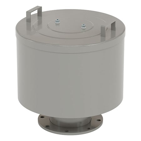 Solberg Filter Silencer, 6" Flange Inlet, 1100 cfm FS-376P-600F