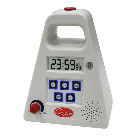 Cooper-Atkins Timer, 24 Hour, LCD FT24-0-3