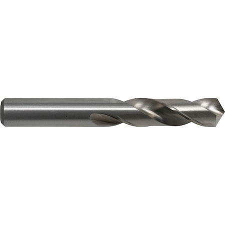 Chicago-Latrobe Screw Machine Drill Bit, Q Size, 118  Degrees Point Angle, High Speed Steel, Bright Finish 48817