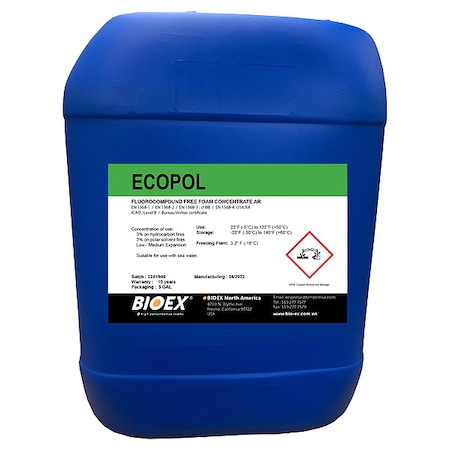 Bio-Ex Firefighting Foam, Pail, 5 gal F05.01.1515