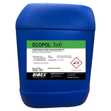 Bio-Ex Firefighting Foam, Pail, 5 gal F05.02.1515
