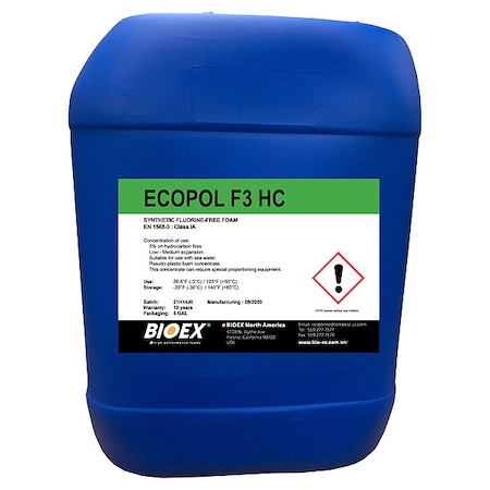 Bio-Ex Firefighting Foam, Pail, 5 gal F05.04.0515