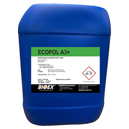 Bio-Ex Firefighting Foam, Pail, 5 gal F05.14.0515