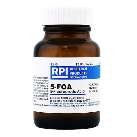Rpi 5-Fluoroorotic Acid (5-FOA), 25g F10501-25.0