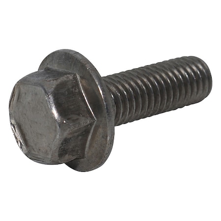 Usa Industrials Not Graded, 3/8"-16 Flange Bolts, Plain Stainless Steel, 3/4 in L, 50 PK ZBOLT-1294