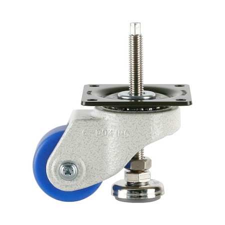 Foot Master Plate Caster, Nylon, 73mm H GDH-50A-SF-MC