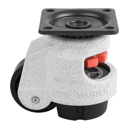 Foot Master Plate Caster, Nylon, 71mm H GDN-40F