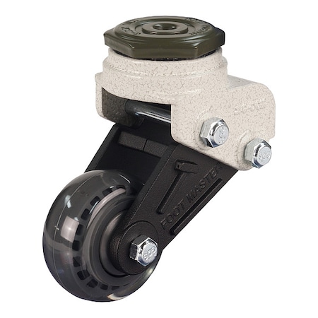Foot Master Bolt-Hole Caster, 50mm dia, Swivel, PU GDS-50-ASS-EUS