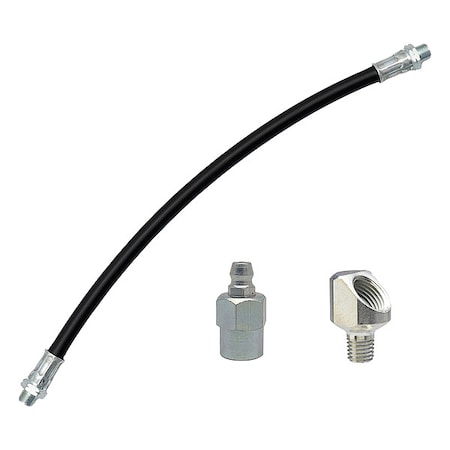 Locknlube Grease Fitting Kit, 2 fittings, Standard GFRK-12-1/4-45