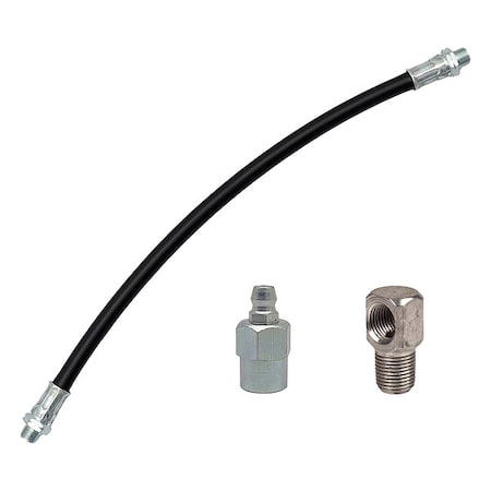 Locknlube Grease Fitting Kit, 2 fittings, Standard GFRK-12-1/8-90