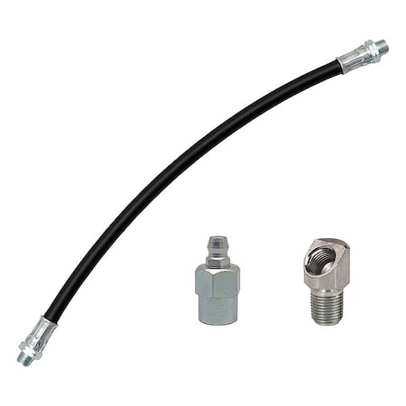 Locknlube Grease Fitting Kit, 2 fittings, Standard GFRK-12-1/8-45