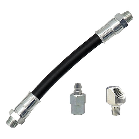 Locknlube Grease Fitting Kit, 2 fittings, Standard GFRK-5-1/4-45