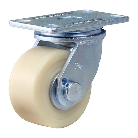 Foot Master Plate Caster, Swivel, Polyurethane, 167mm H GF-125A-SF-MCD