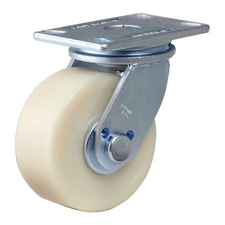 Foot Master Plate Caster, Swivel, Nylon, 190mm H GF-150A-SF-MCD
