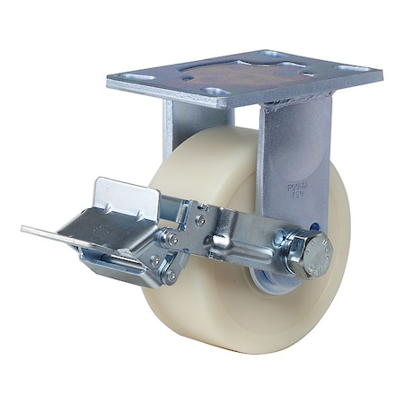 Foot Master Plate Caster, Rigid, Nylon, 190mm H GF-150B-RF-MCD