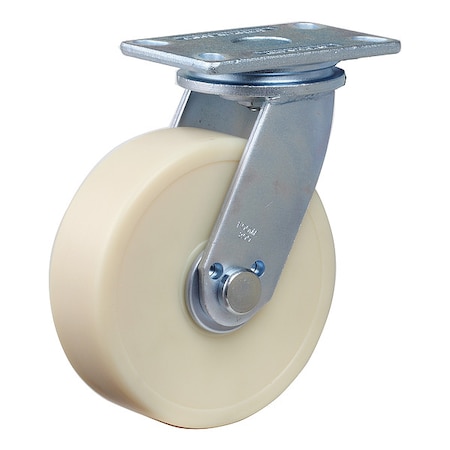 Foot Master Plate Caster, Swivel, Nylon, 257mm H GF-200A-SF-MCD