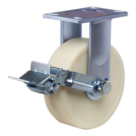 Foot Master Plate Caster, Rigid, Nylon, 257mm H GF-200B-RF-MCD