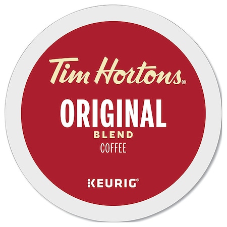 Tim Hortons Coffee, Original Blend, Pod, Caffeinated, Ground, 8.88 oz, 24 PK 1281