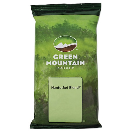 Green Mountain Coffee Coffee, Nantucket Blend, Fraction Pack, Caffeinated, Ground, 6.88 lb, 50 PK 4461