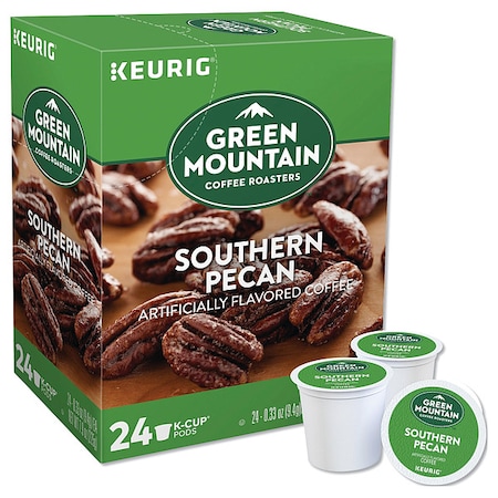 Green Mountain Coffee Coffee, Southern Pecans, Pod, Caffeinated, Ground, 1.98 lb, 96 PK 6772