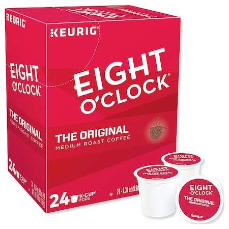 Eight Oclock Coffee, Original, Pod, Caffeinated, Ground, 8.16 oz, 24 PK 6405