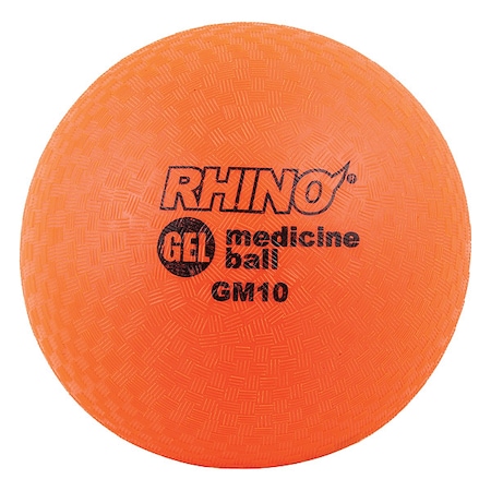 Champion Sports Medicine Ball, 15 lb, Orange gm10