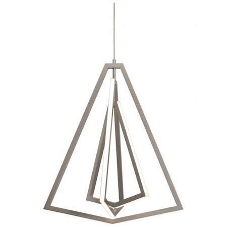 Afx LEDPendant, 24 in D, Silver, Aluminum GNAP27L30D1SN