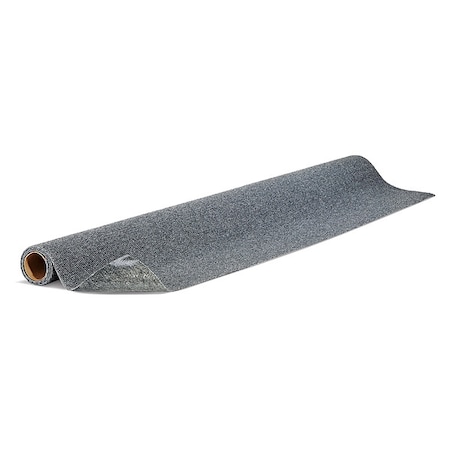Pig Entrance Mat, Polyester, 1/4 in Thick, Gray, 4 ft W x 6 ft L GRP914X6-GY