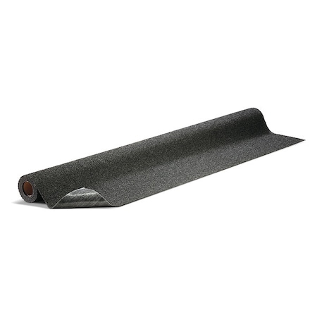 Pig Entrance Mat, Polyester, 1/8 in Thick, Black, 6 ft W x 10 ft L GRP916X10-BK