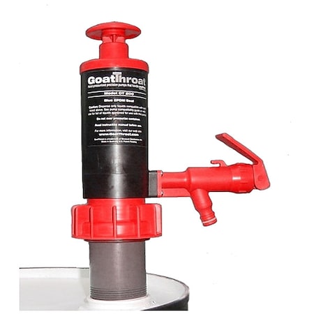 Goatthroat Pumps HandPump, Piston, PP, 48oz/stroke GT100