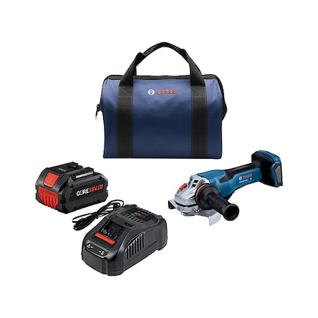 Bosch AngleGrinderKit, 6in;5inDia, 8,500RPM GWS18V-13PB14